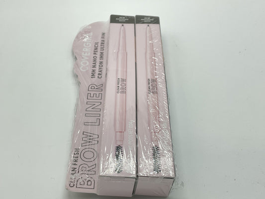 2 PACK - Covergirl Clean Fresh Brow Liner 1MM - 500 Medium Brown