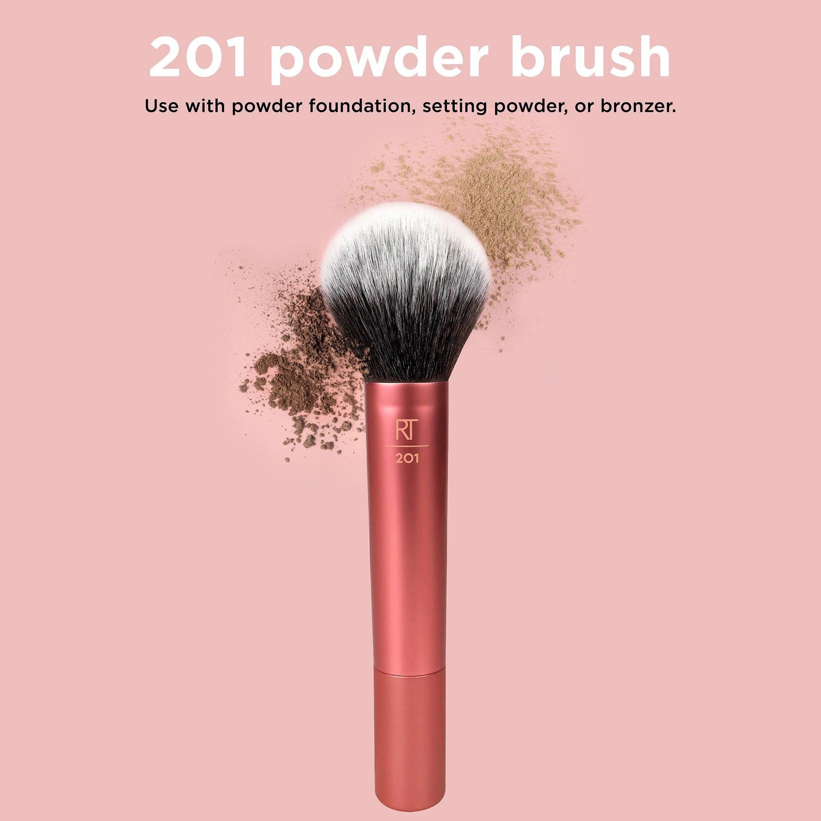 Real Techniques - powder brush - flawless 01401