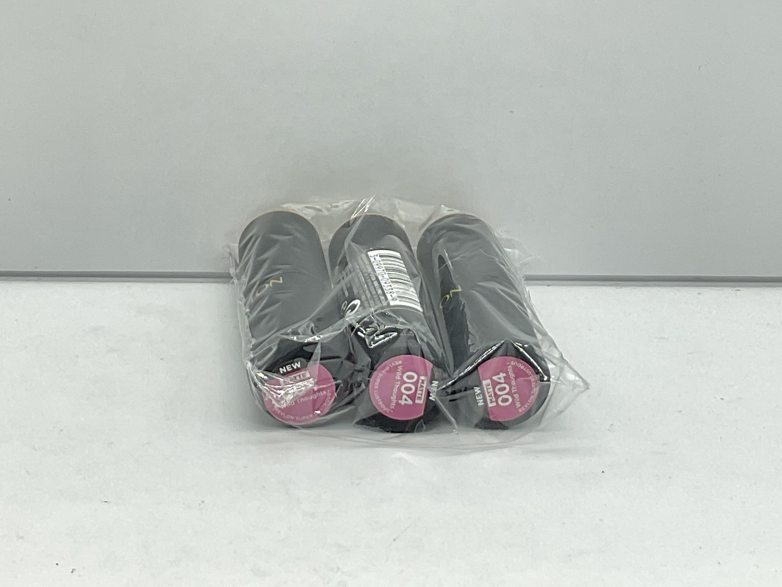 3 PACK - Revlon Super Lustrous Mattes Lipstick - 004 Wild Thoughts