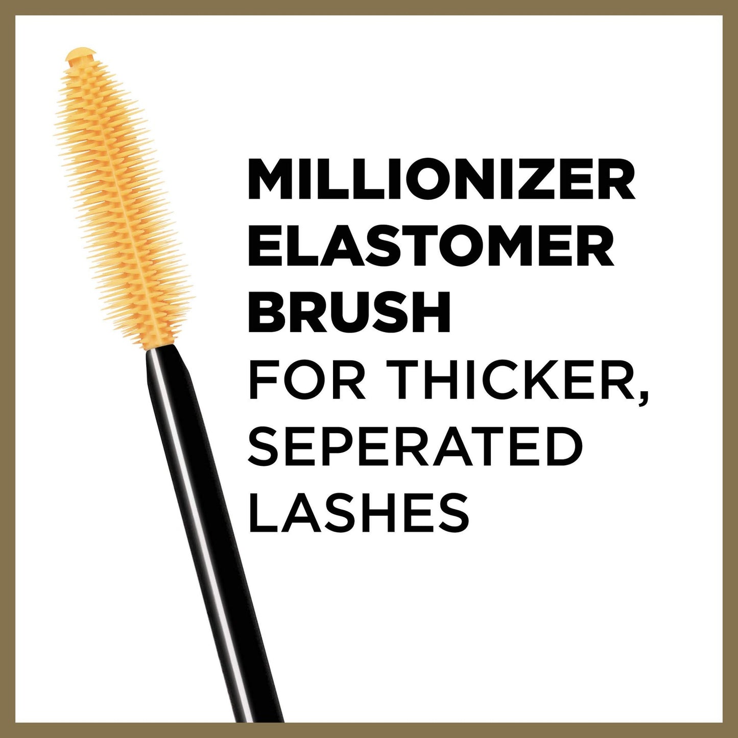 L'oreal Voluminous Million Lashes Mascara Waterproof 0.32 oz - 670 Black 