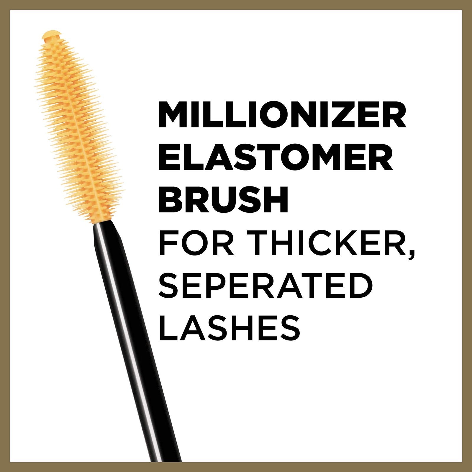 L'oreal Voluminous Million Lashes Mascara Waterproof 0.32 oz - 670 Black 