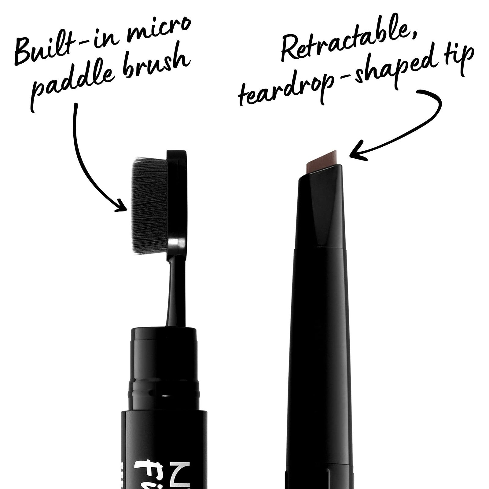 NYX PROFESSIONAL MAKEUP Fill & Fluff Eyebrow Pomade Pencil - CHOCOLATE FFEP04