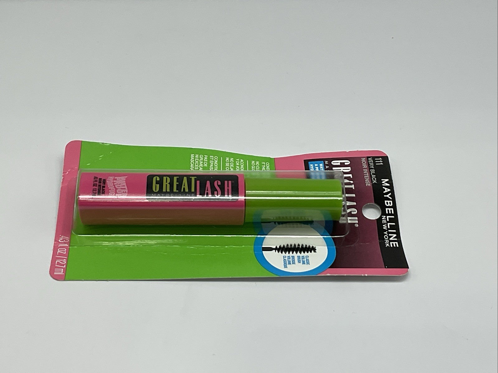 Maybelline New York Great Lash Mascara Waterproof - 111 Very Black - Single