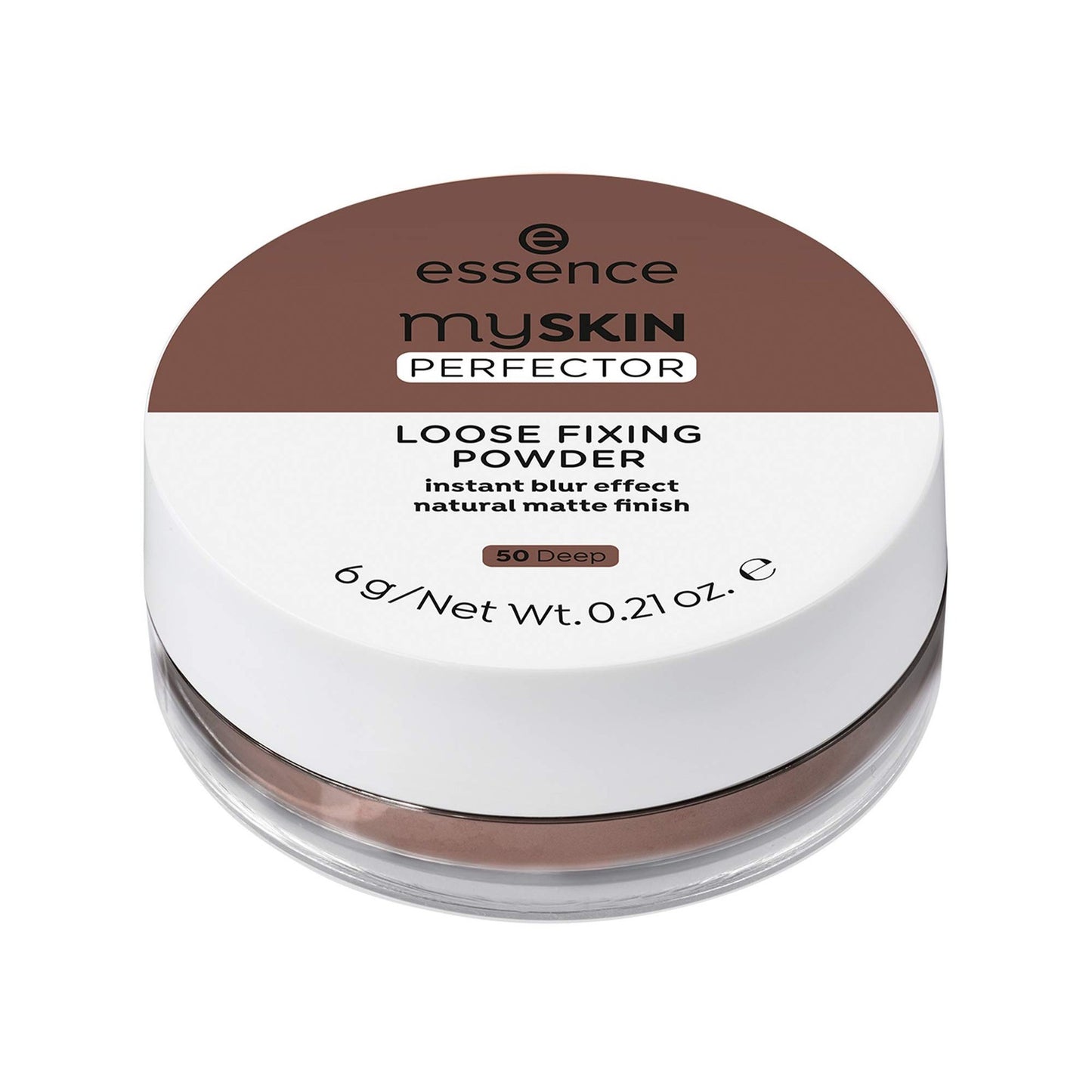 Essence Myskin Perfector Loose Fixing Powder Natural Matte, 0.21oz - 50 DEEP