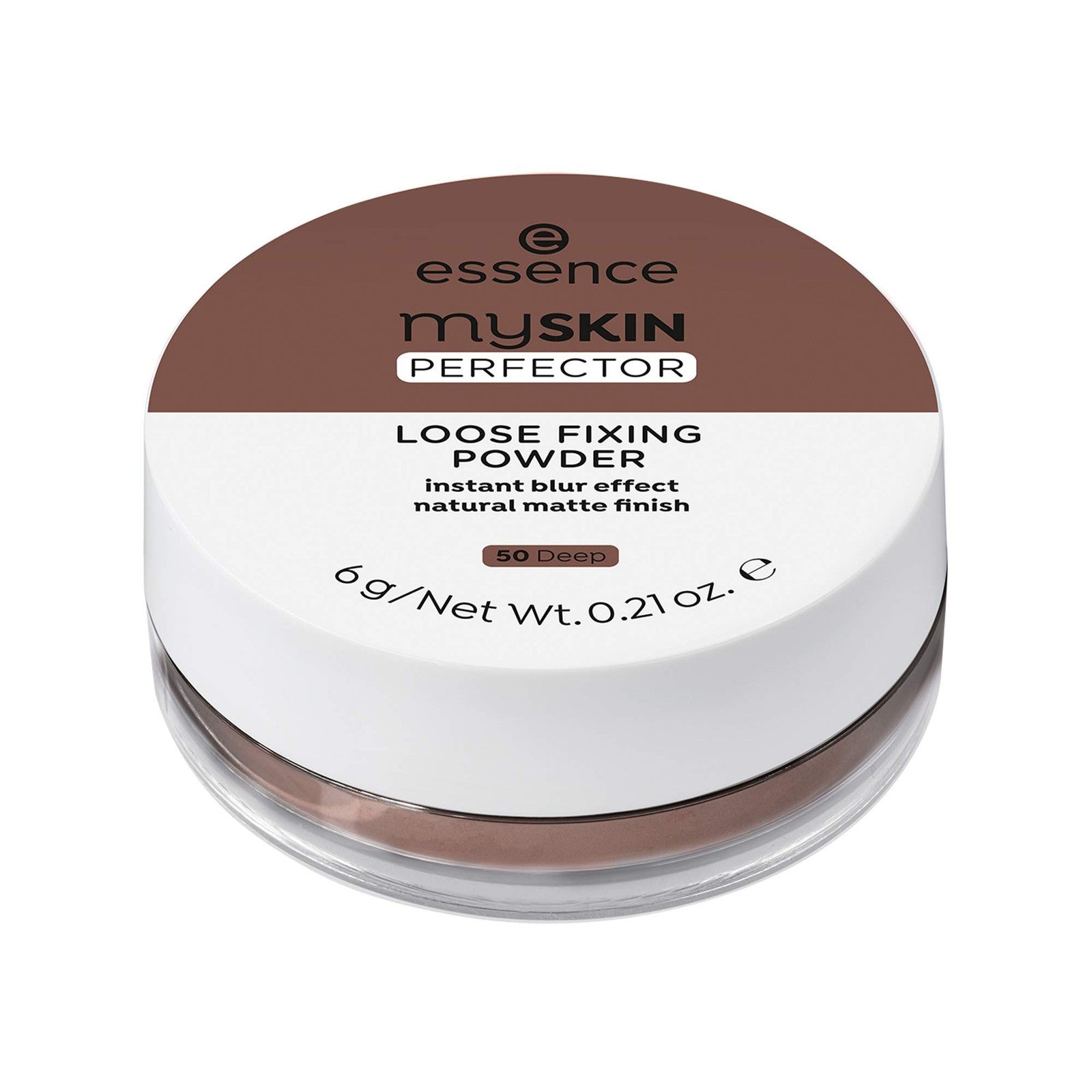Essence Myskin Perfector Loose Fixing Powder Natural Matte, 0.21oz - 50 DEEP