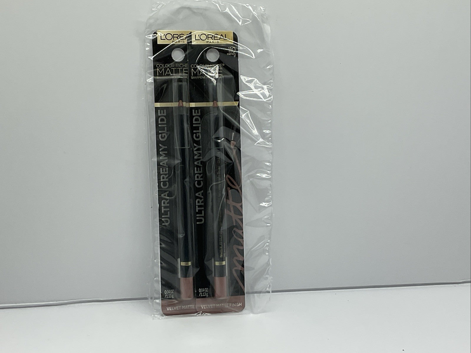 L’Oréal Paris Colour Riche Matte Lip Liner - 110 Velvet Matte Finish - Set Of 2