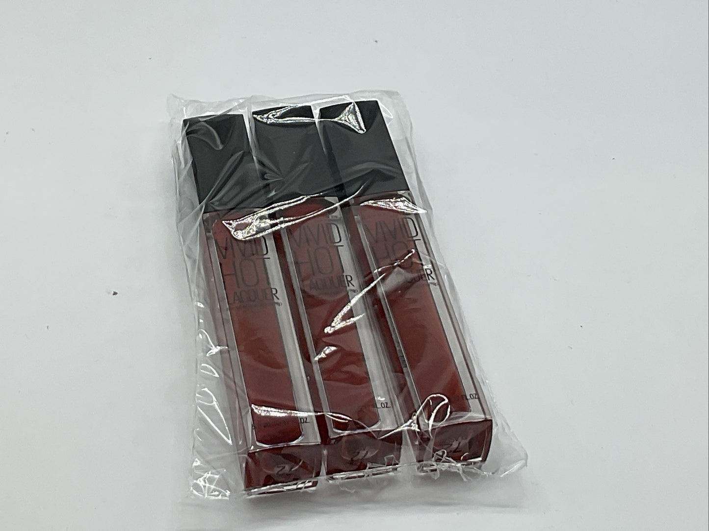 Maybelline NEW YORK Vivid Hot Lacquer Lip Gloss -  Classic 72  - Lot of 3