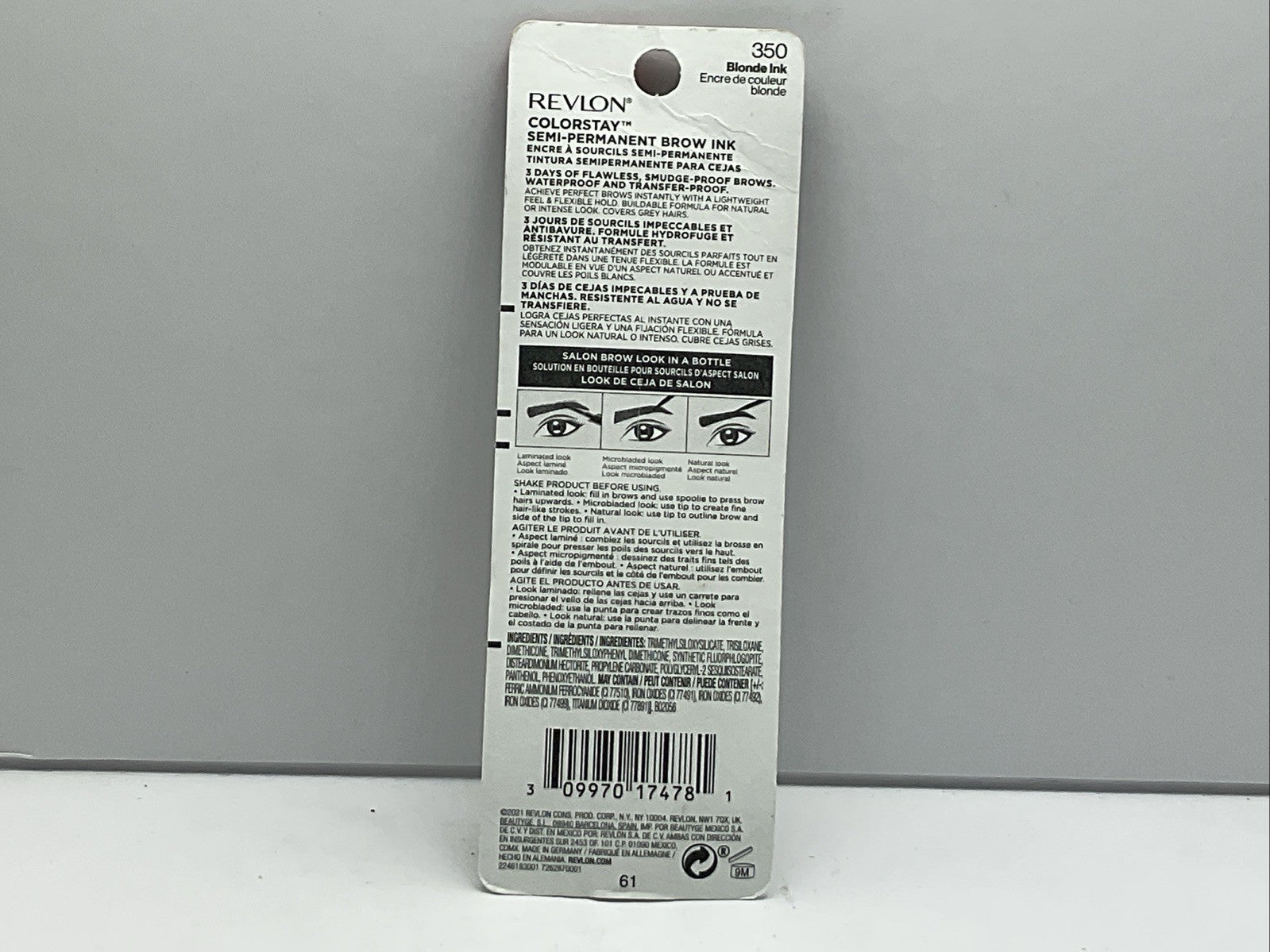 Revlon ColorStay Semi-Permanent Brow Ink - 350 Blonde Ink