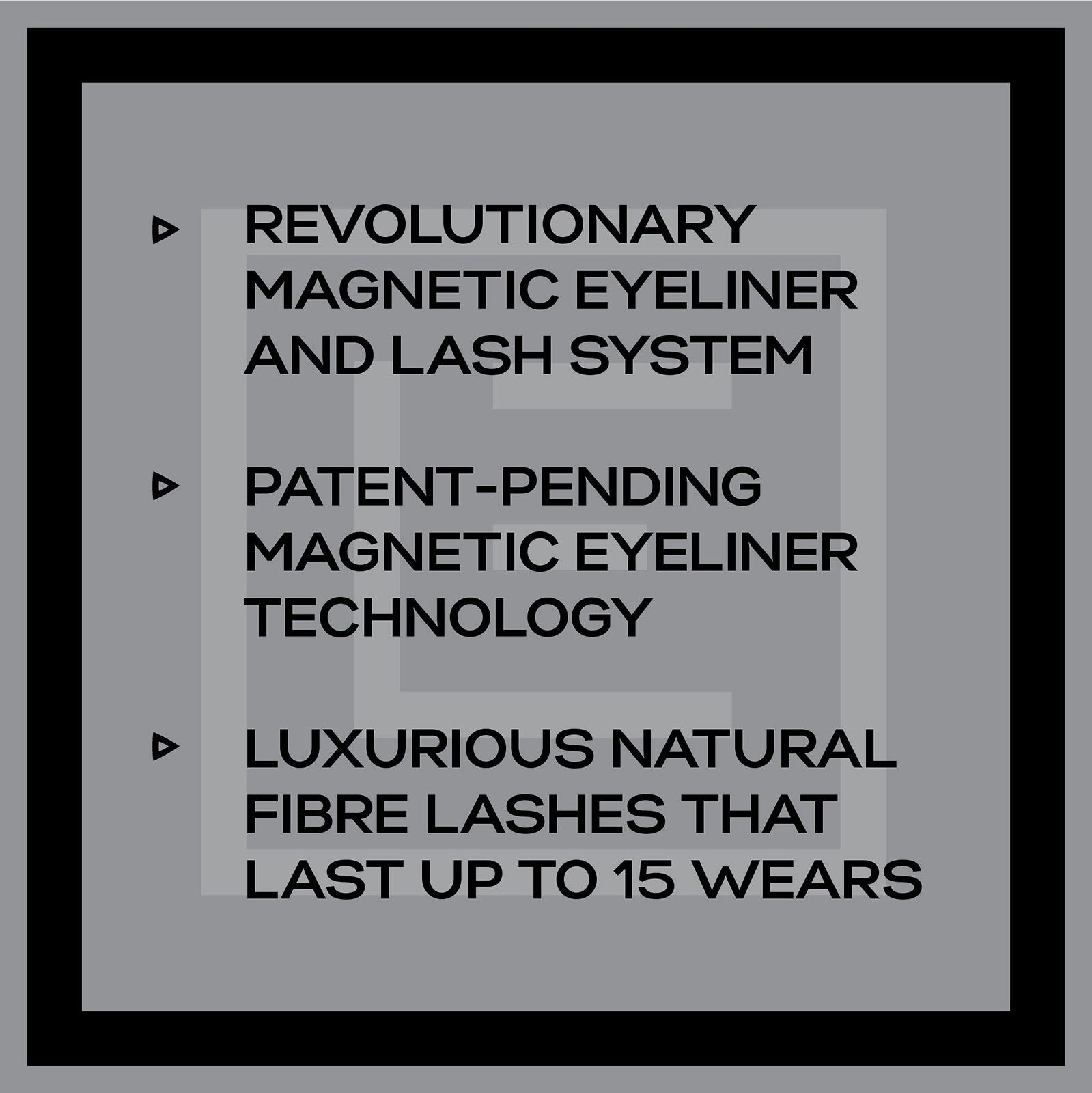 2 Pack - Eylure ProMagnetic Natural Fiber False Eyelashes - No.117 Black
