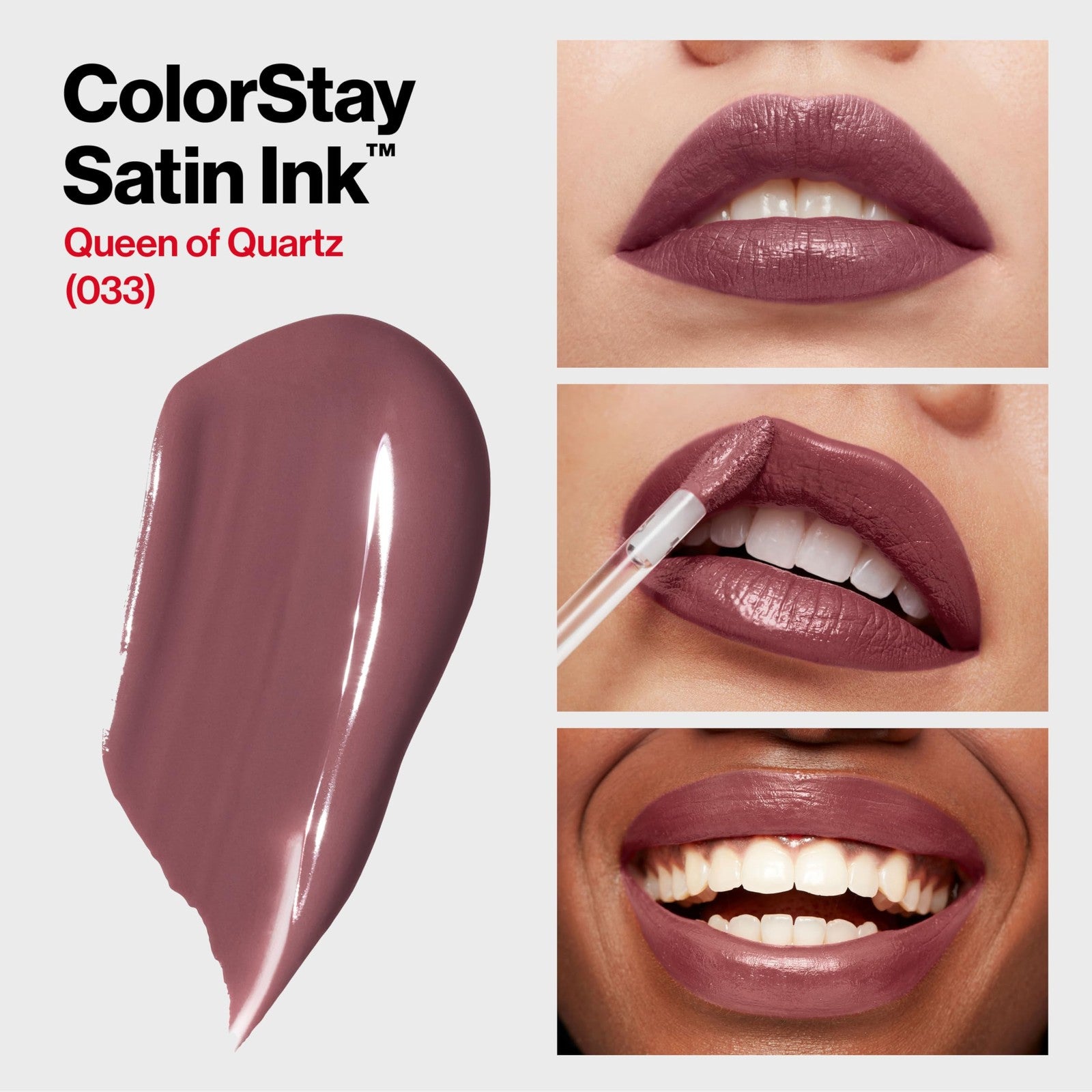 2 PACK - Revlon ColorStay Satin Ink Lipcolor - 033 Queen Of Quartz 