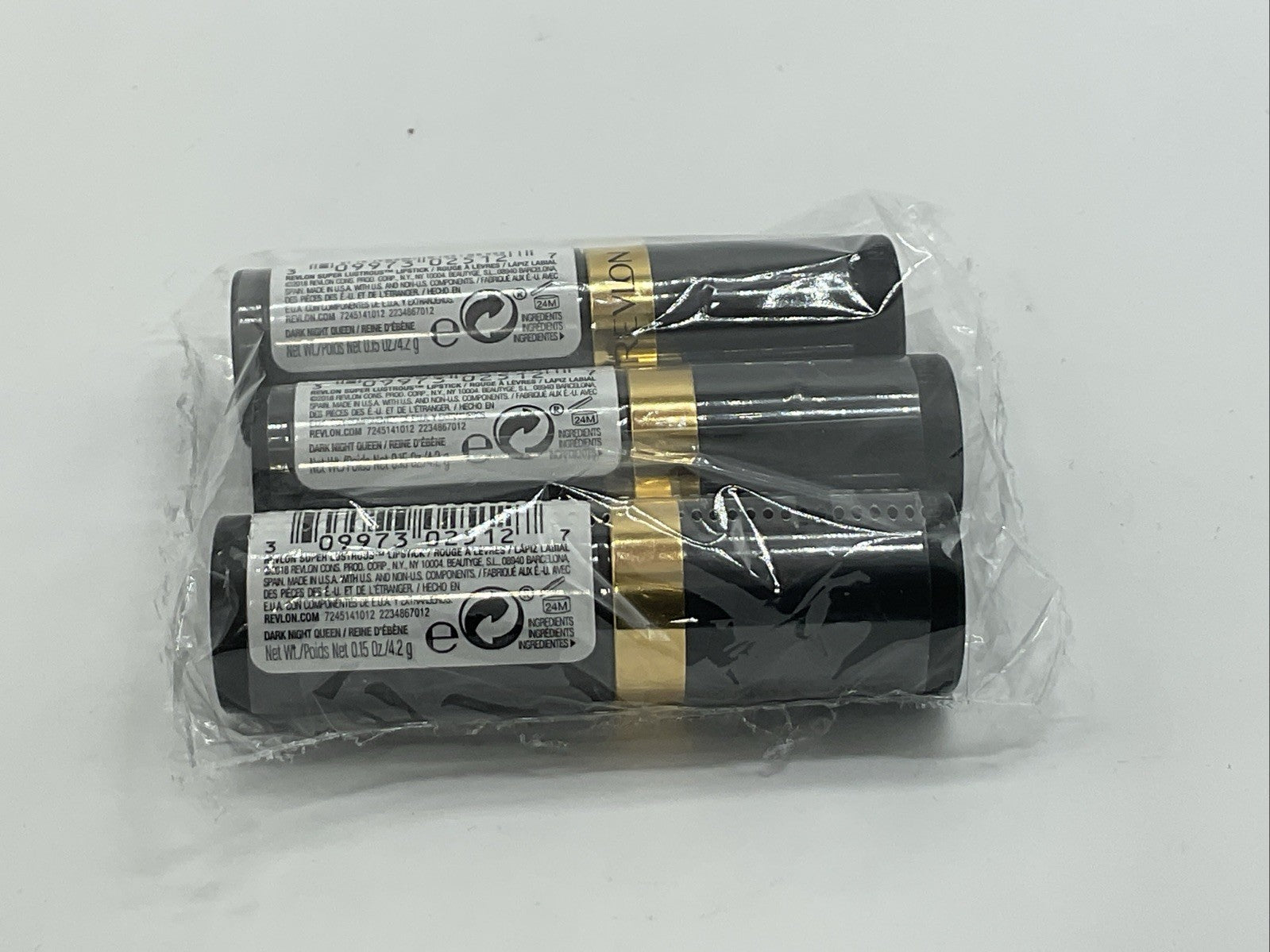 3 PACK - Revlon Super Lustrous Matte Lipstick - 058 Dark Night Queen