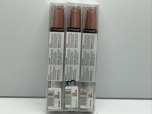 3 PACK - Maybelline SuperStay 24 HR 2-Step Liquid Lipstick - 136 Constant Toast