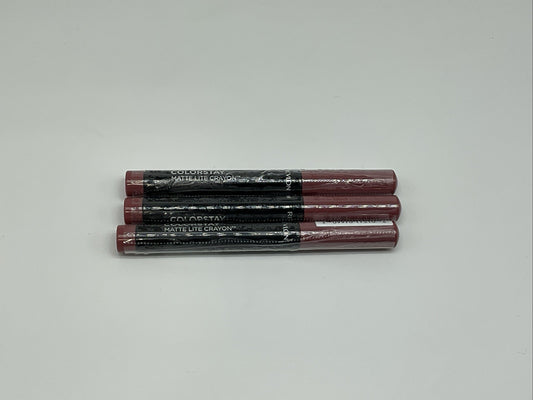 Revlon ColorStay Matte Lite Crayon Lip Color- 004 Take Flight - Set Of 3