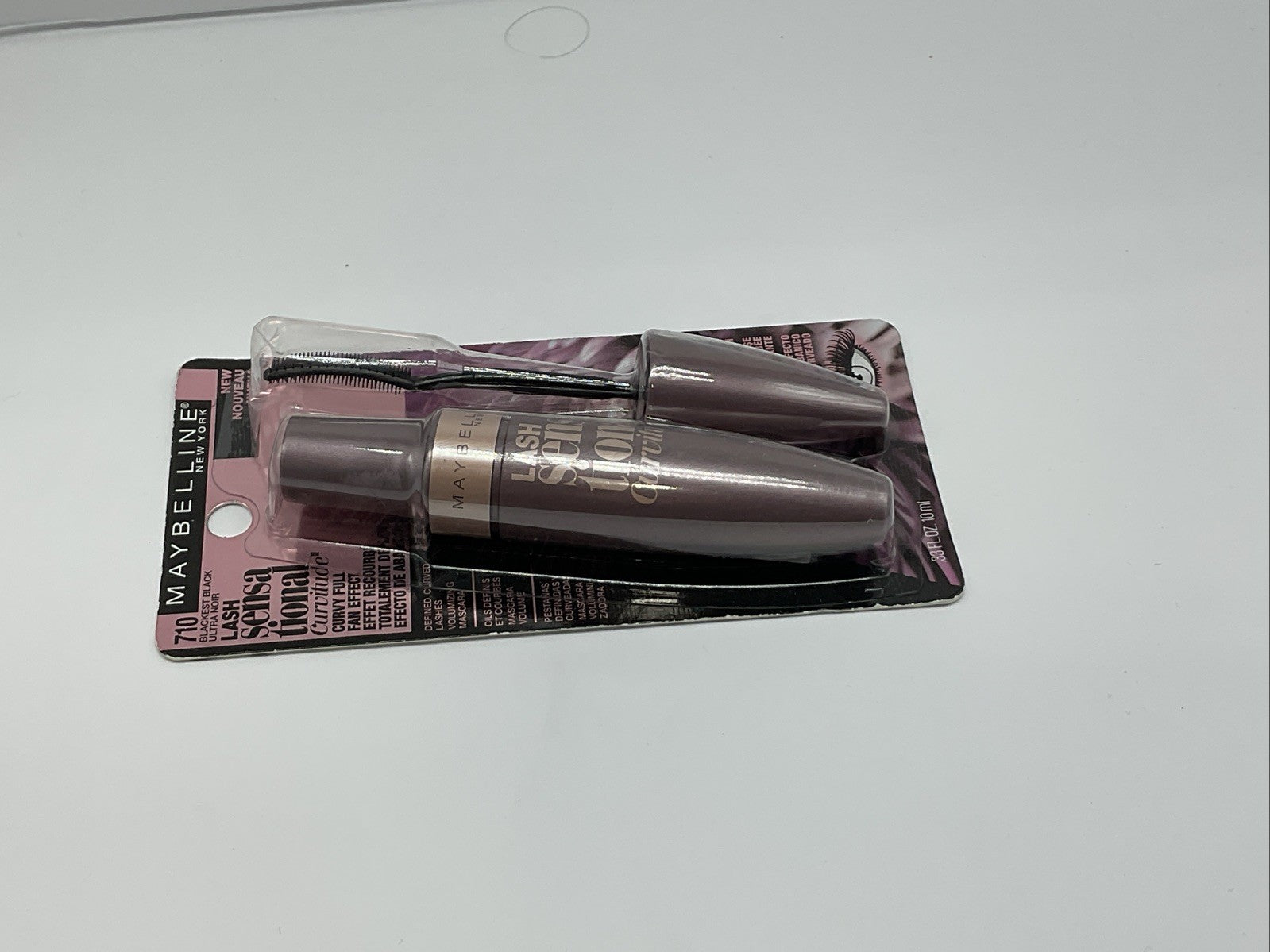 Maybelline Lash Sensational Curvitude Mascara - 710 BLACKEST BLACK - Single
