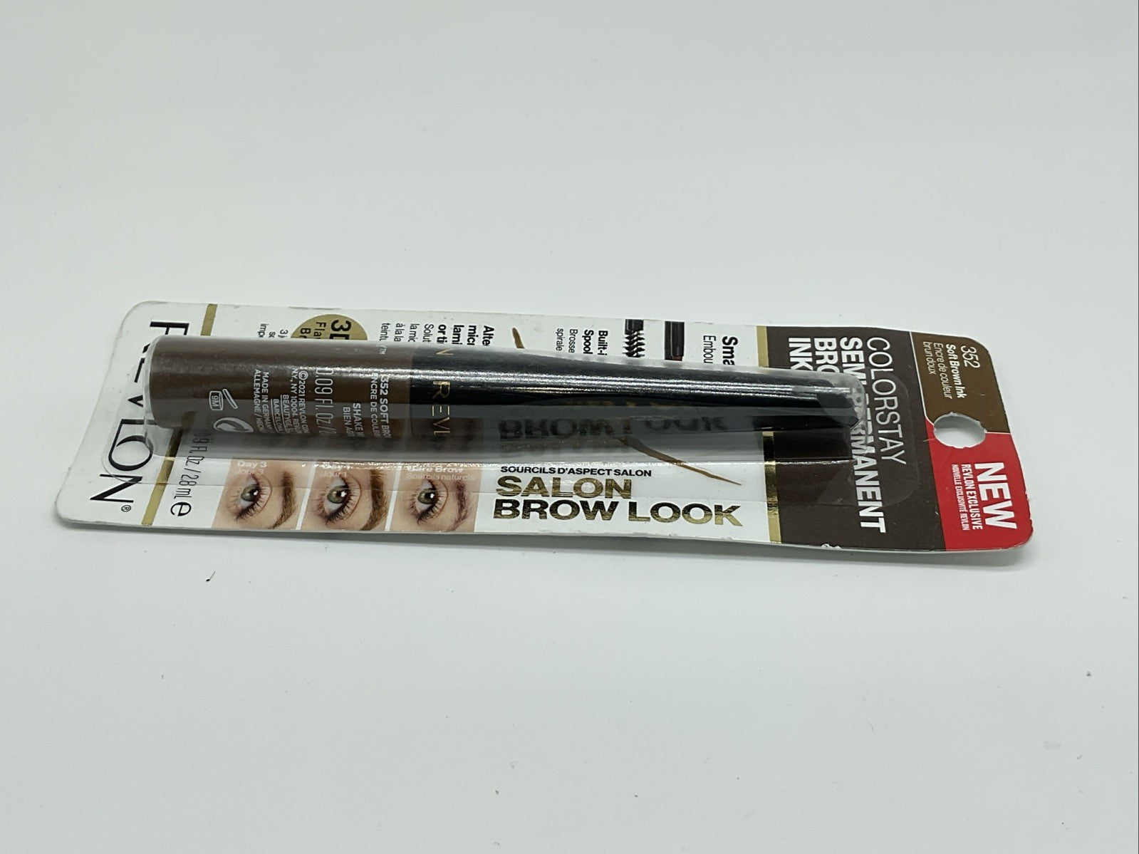 Revlon ColorStay Semi-Permanent Brow Ink 0.09oz - 352 Soft Brown Ink