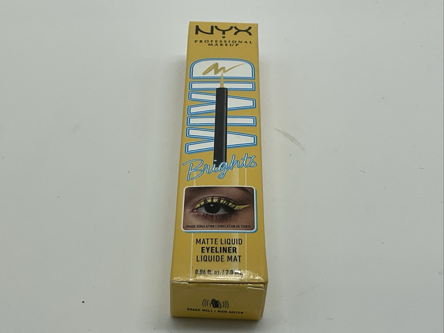 NYX Professional Vivid Brights Liquid Eyeliner Liner - 03 Had Me At Yellow