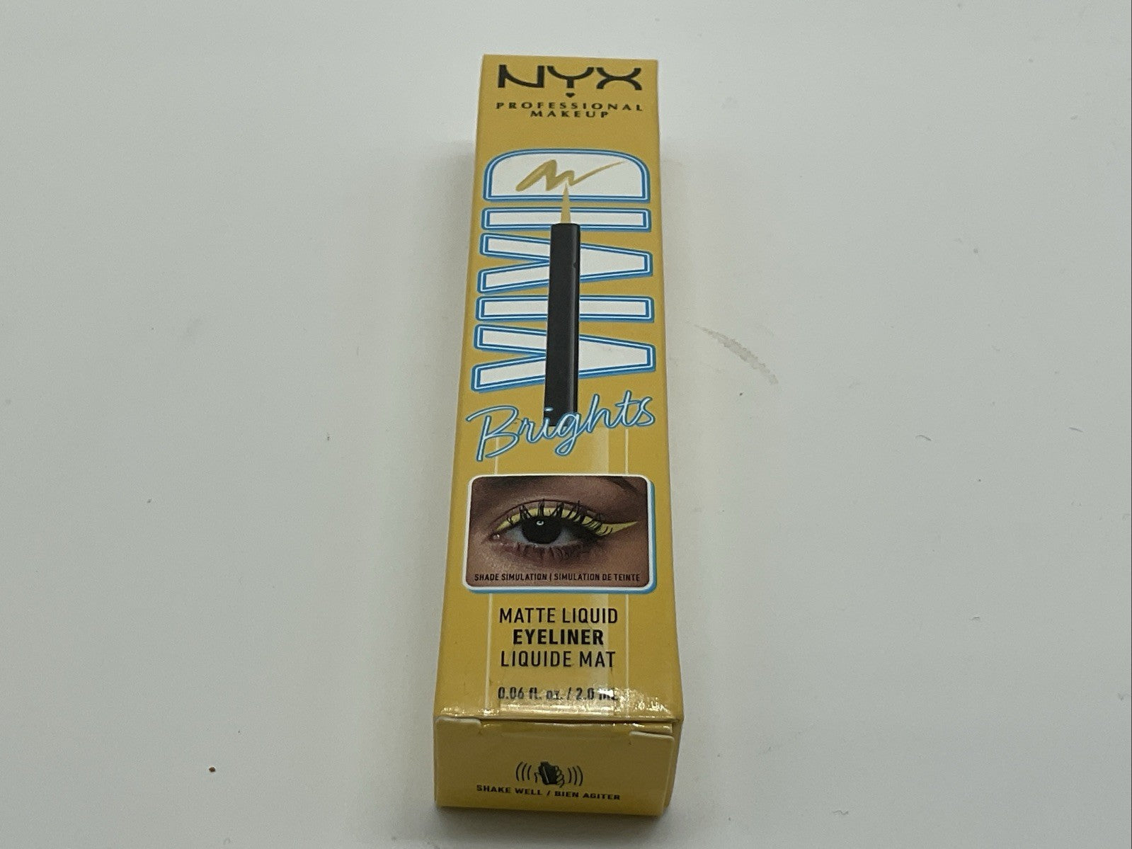 NYX Professional Vivid Brights Liquid Eyeliner Liner - 03 Had Me At Yellow