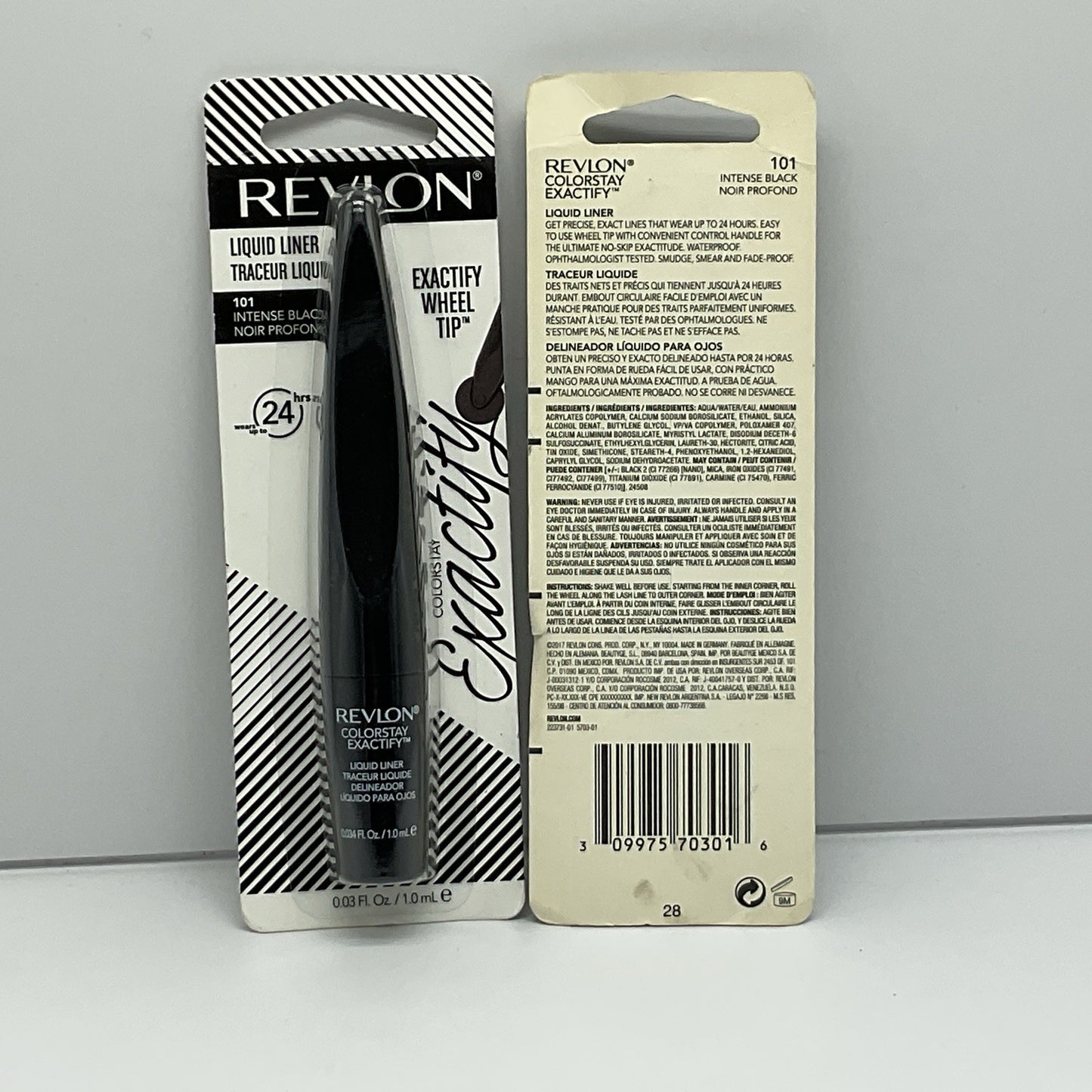 Revlon Exactify Wheel Tip Liquid Liner - 101 Black - Set Of 2