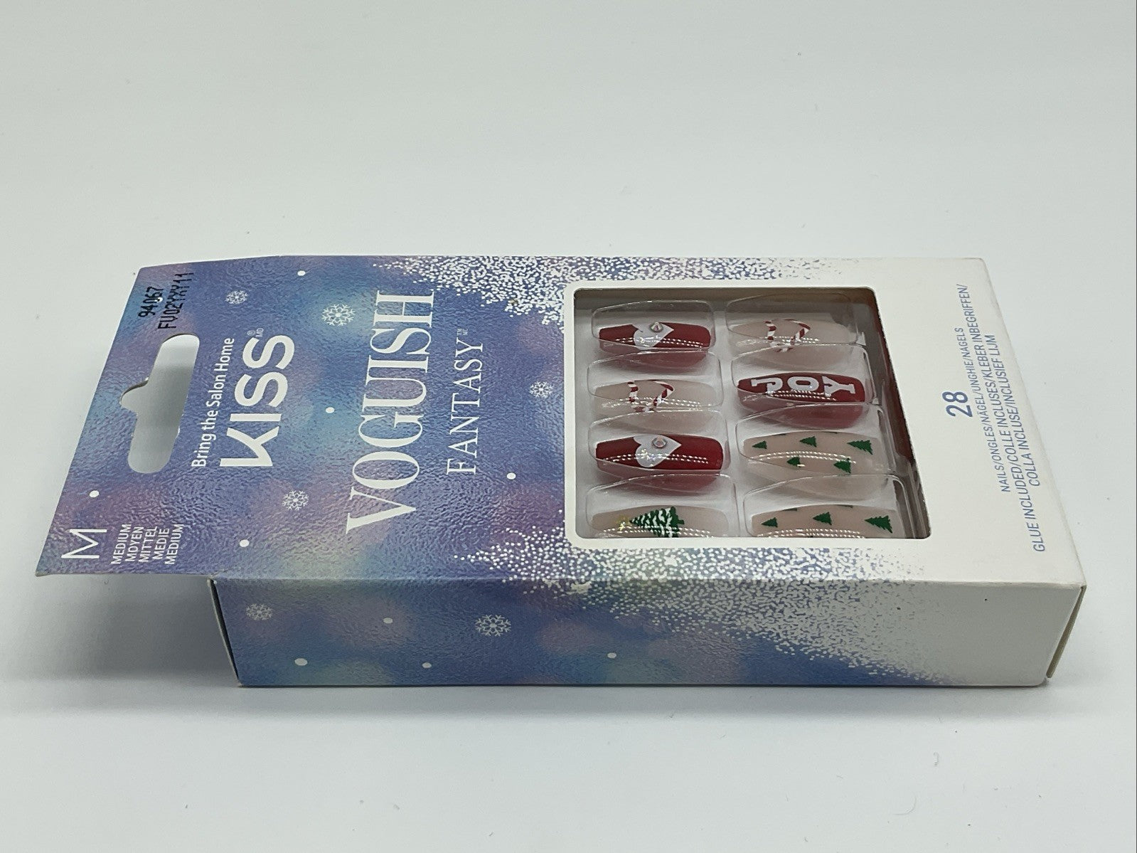 KISS Voguish Fantasy 28 Medium Nails - 94067 Holiday