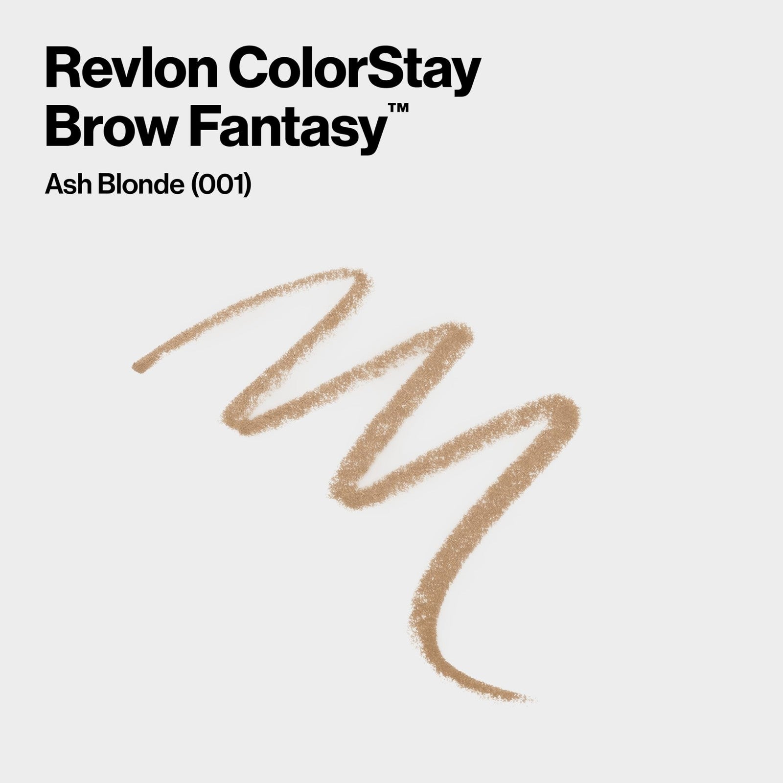 2 PACK - Revlon ColorStay BrowFantasy Eyebrow SoftPowder Pencil - 001 Ash Blonde