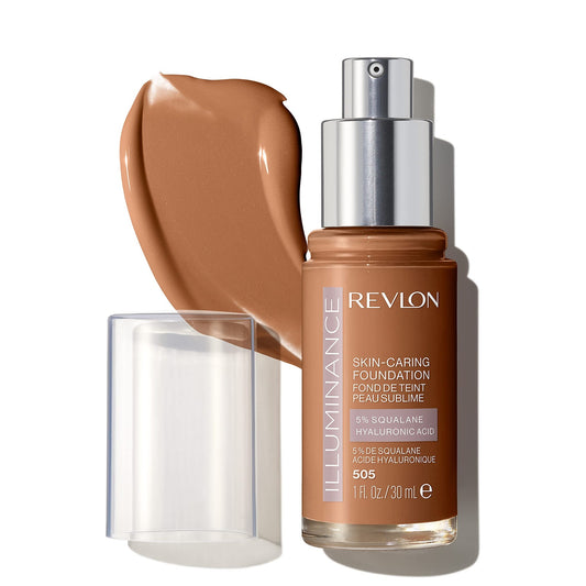 Revlon Illuminance Skin Caring Foundation Hyaluronic Acid - 505 Rich Sand
