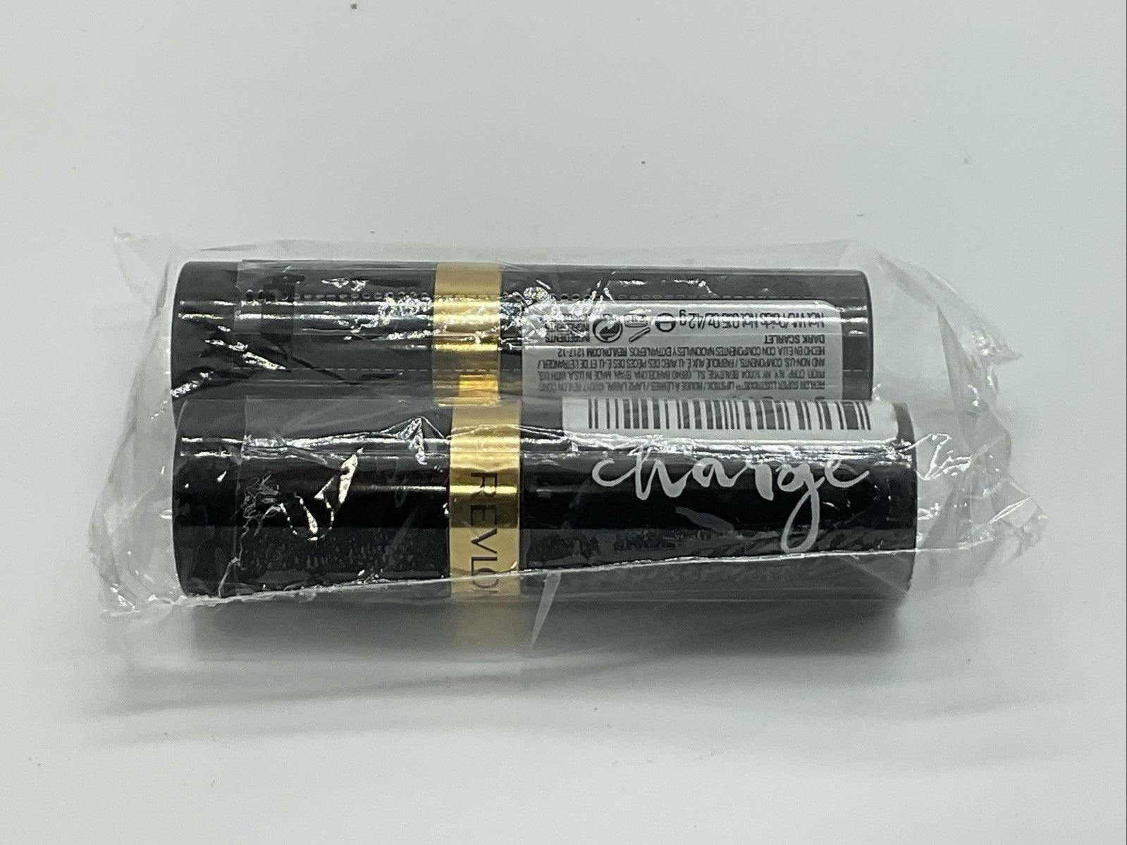 2 PACK - Revlon Super Lustrous Color Charge Lipstick - 029 Dark Scarlet
