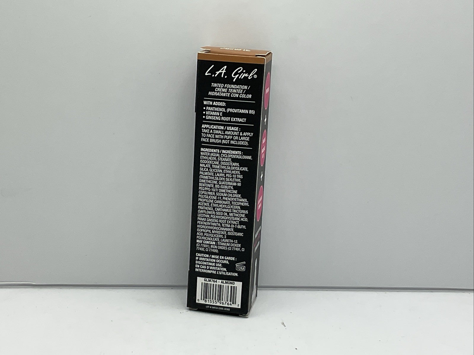 L.A. Girl Tinted Foundation, Almond GLM764