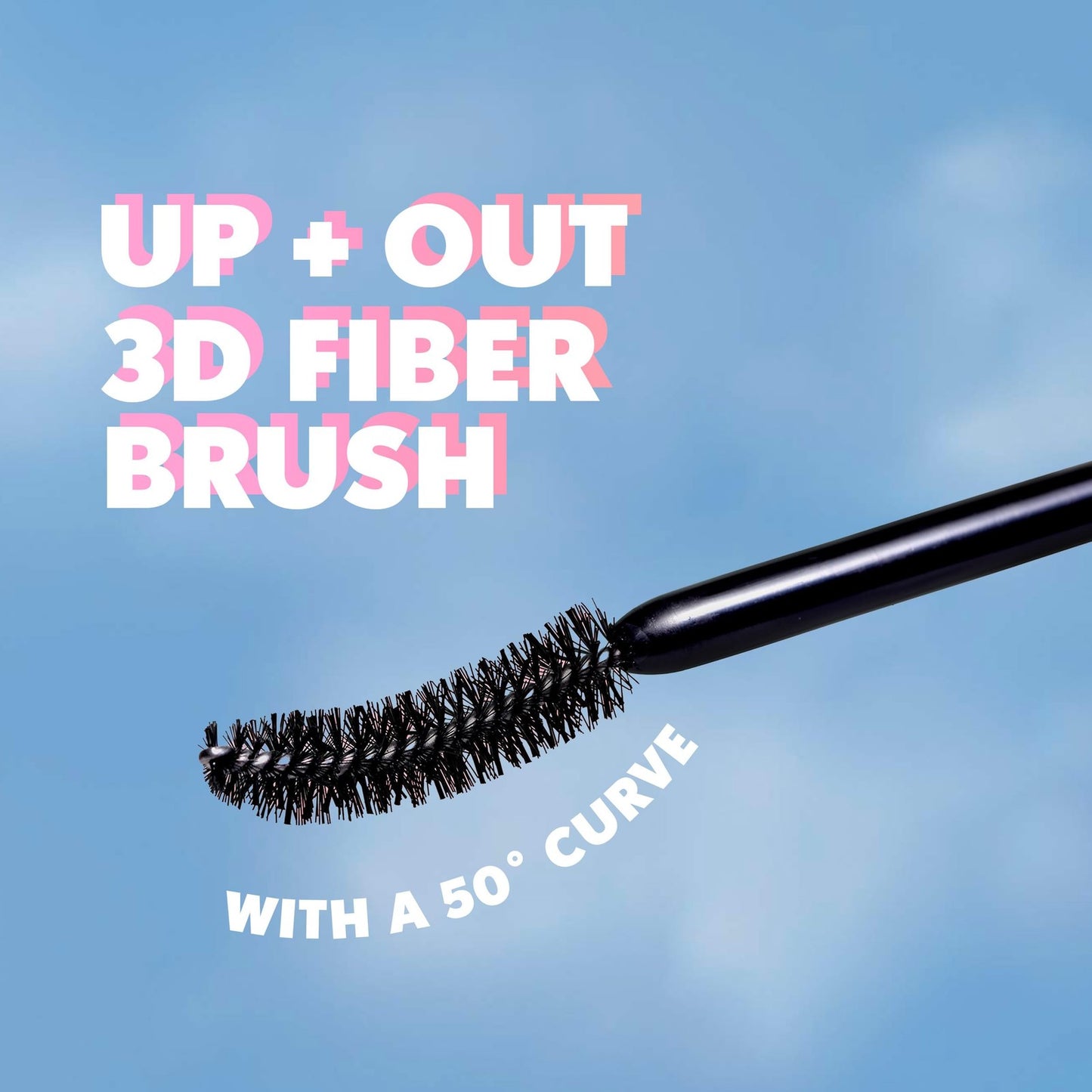 CoverGirl Eye Enhancer, Berry Brown, 3D Mascara, Curved Fiber Brush, Plant-Based