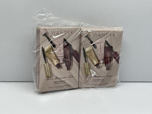 2 PACK - Wander Beauty Mini Mascara Trio MASCARA KIT 