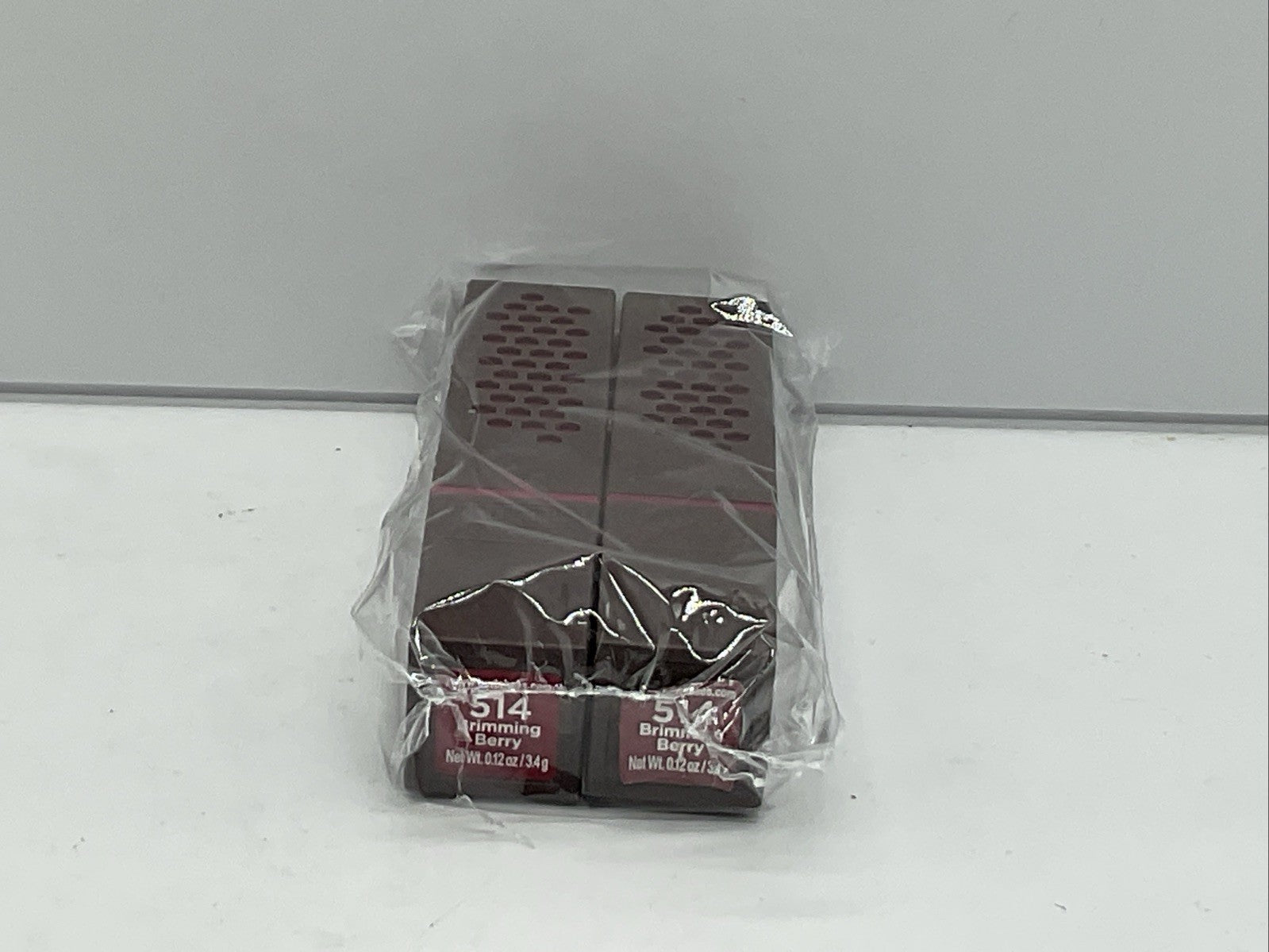 2 PACK - Burt's Bees 100% Natural Lipstick Shade  - 514 Brimming Berry