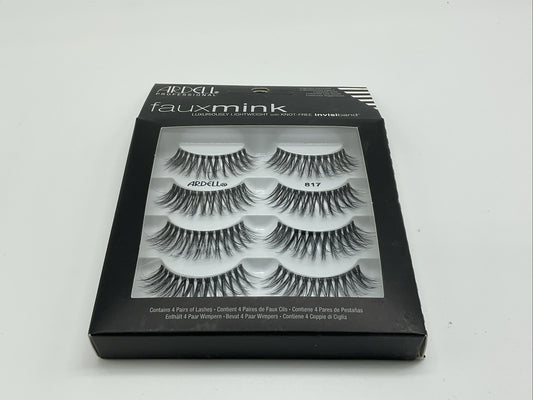 Ardell Professional Faux Mink Eyelash w/ 4 Pairs - 817 Black