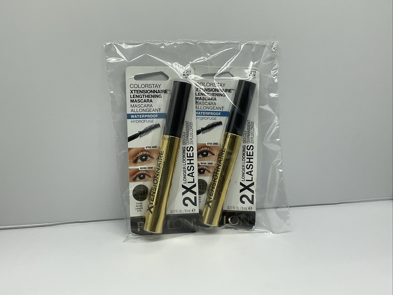 Revlon ColorStay Xtensionnaire Mascara Waterproof - 211 Black - Set Of 2