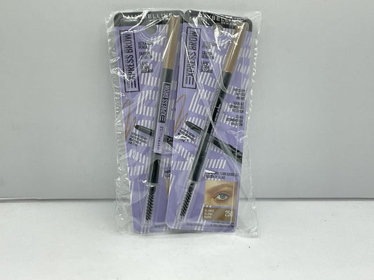 2 PACK - Maybelline Brow Ultra Slim Eyebrow Definer Pencil - 250 Blonde