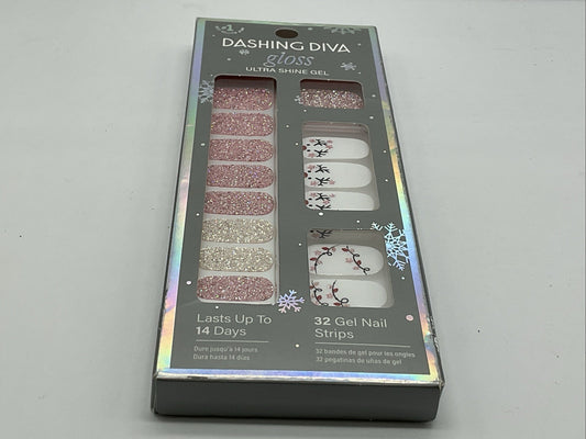 Dashing Diva Gloss Ultra Shine Gel 32 Gel Nail Strips - Light show