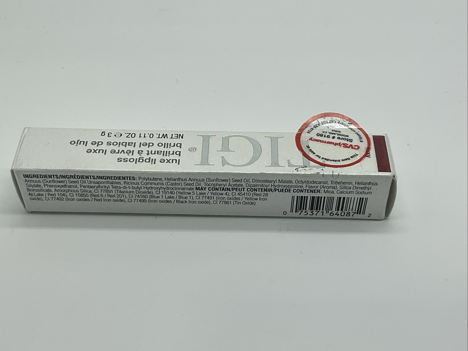 TIGI Professional Cosmetics Luxe Lip Gloss 0.11oz - Foxy