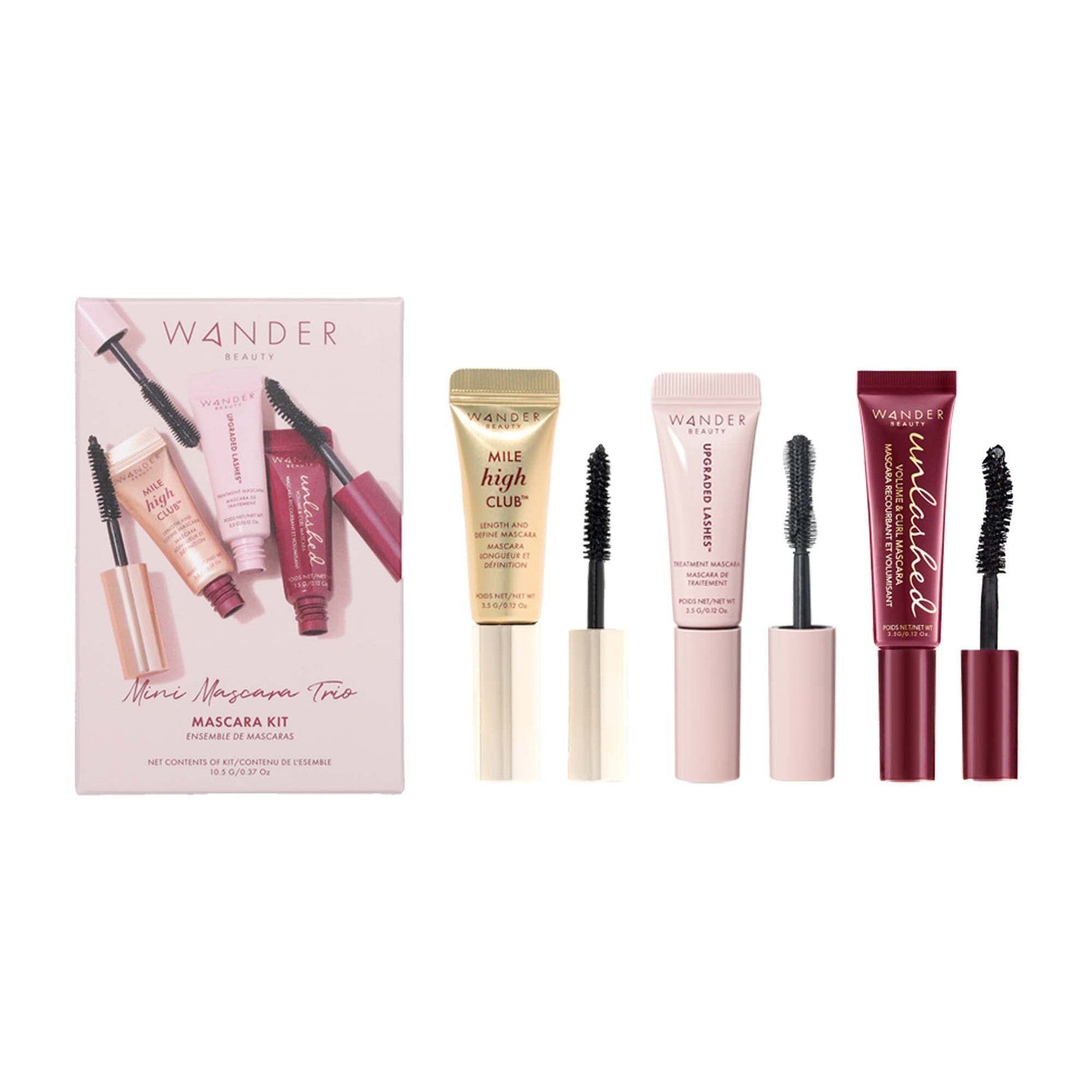 2 PACK - Wander Beauty Mini Mascara Trio MASCARA KIT 