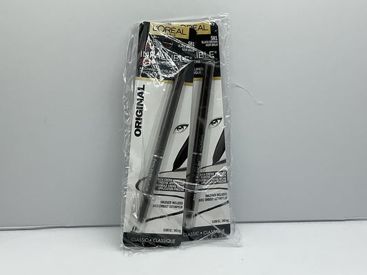 2 Pack L'Oreal Paris Infallible Mechanical Eyeliner, Black Brown 581, 0.008 oz