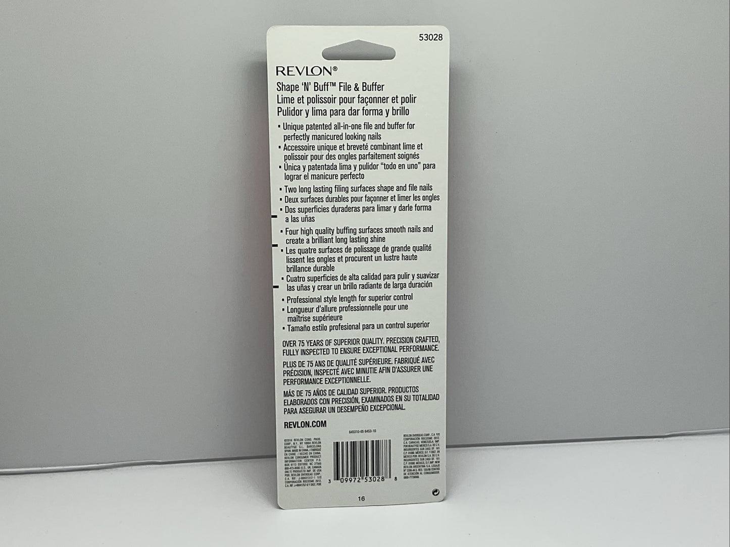 Revlon Nail Buffer And Shaper - Single