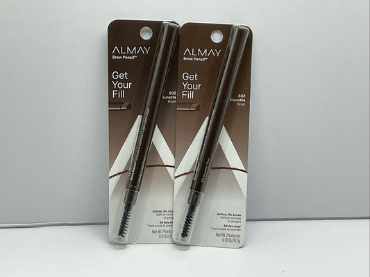 Almay Brow Pencil Get Your Fill - 802 Brunette - Set Of 2