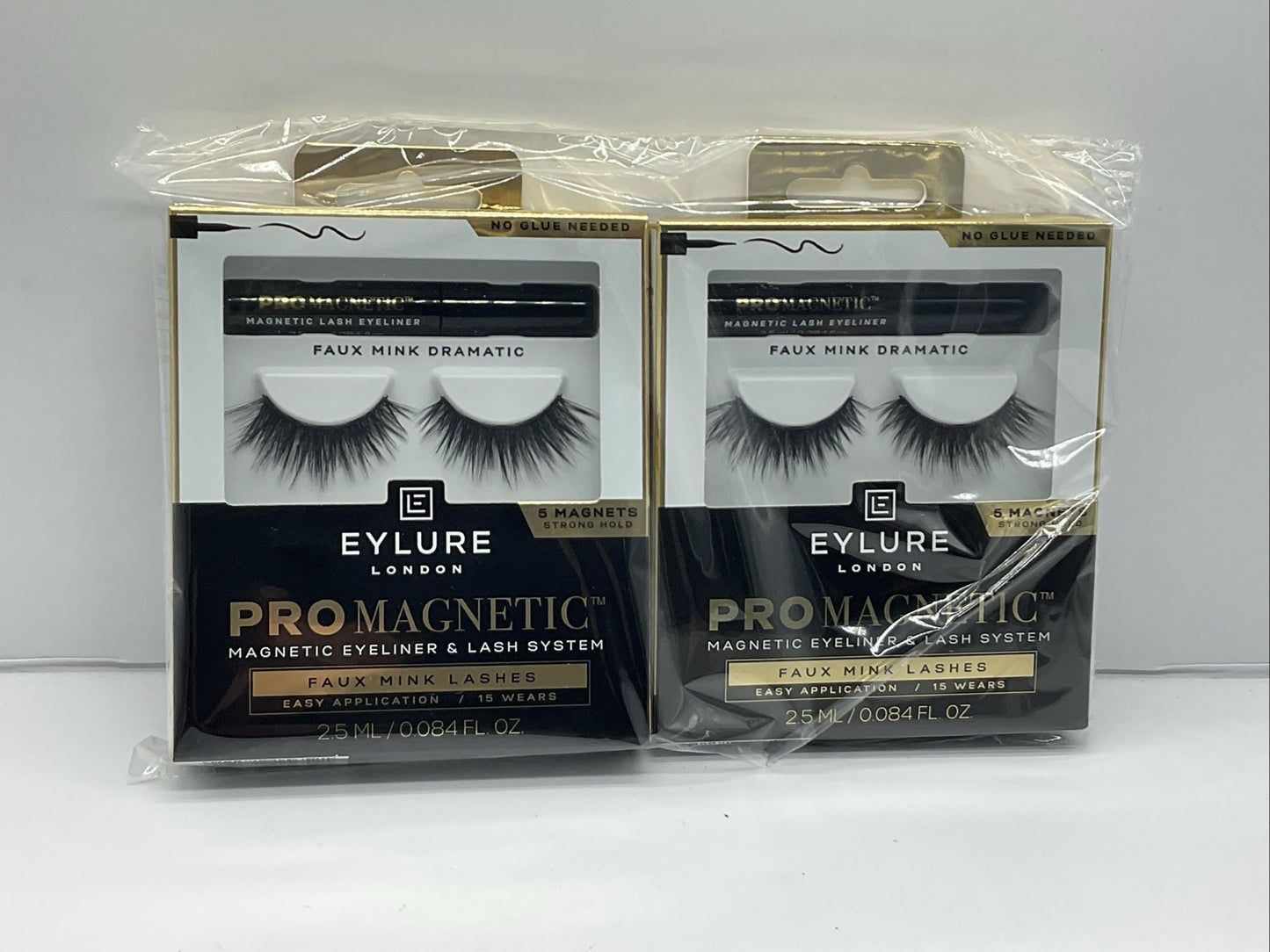 2 Pack - Eylure London ProMagnetic Eye Liner And Faux Mink Dramatic Lash System