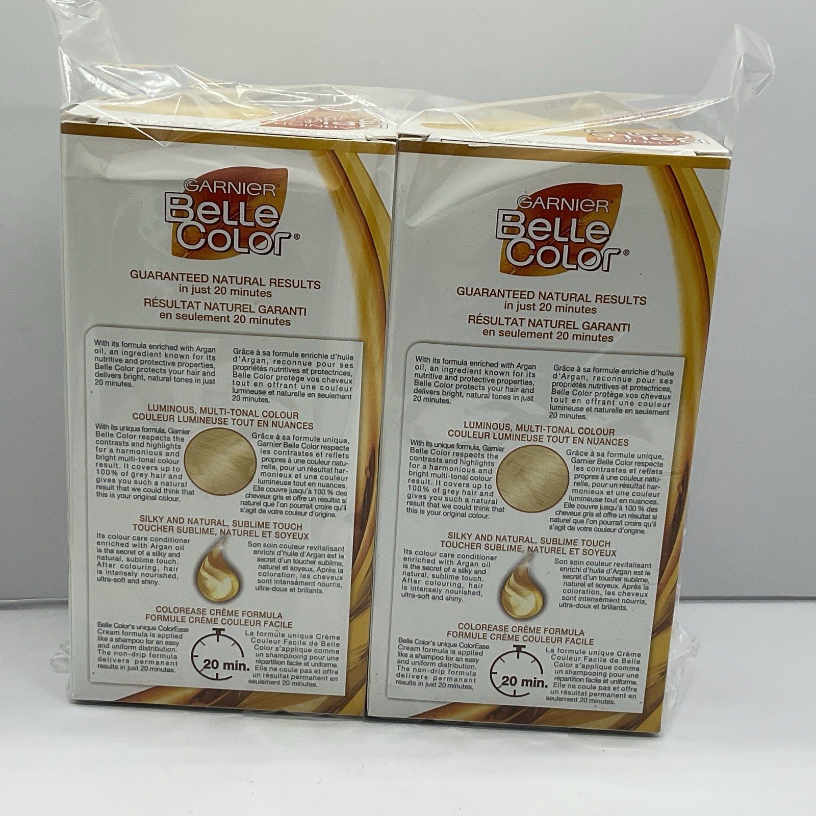2 Pack - Garnier Belle ColorEase Creme Hair Dye 113 Extra Light Golden Blonde