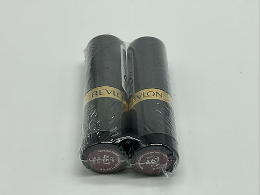 2 Pack - Revlon Super Lustrous Lipstick Creme - 467 Plum Baby