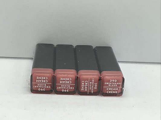4 PACK - Covergirl Exhibitionist Creme Lipstick Lip Color - 390 Sweetheart Blush