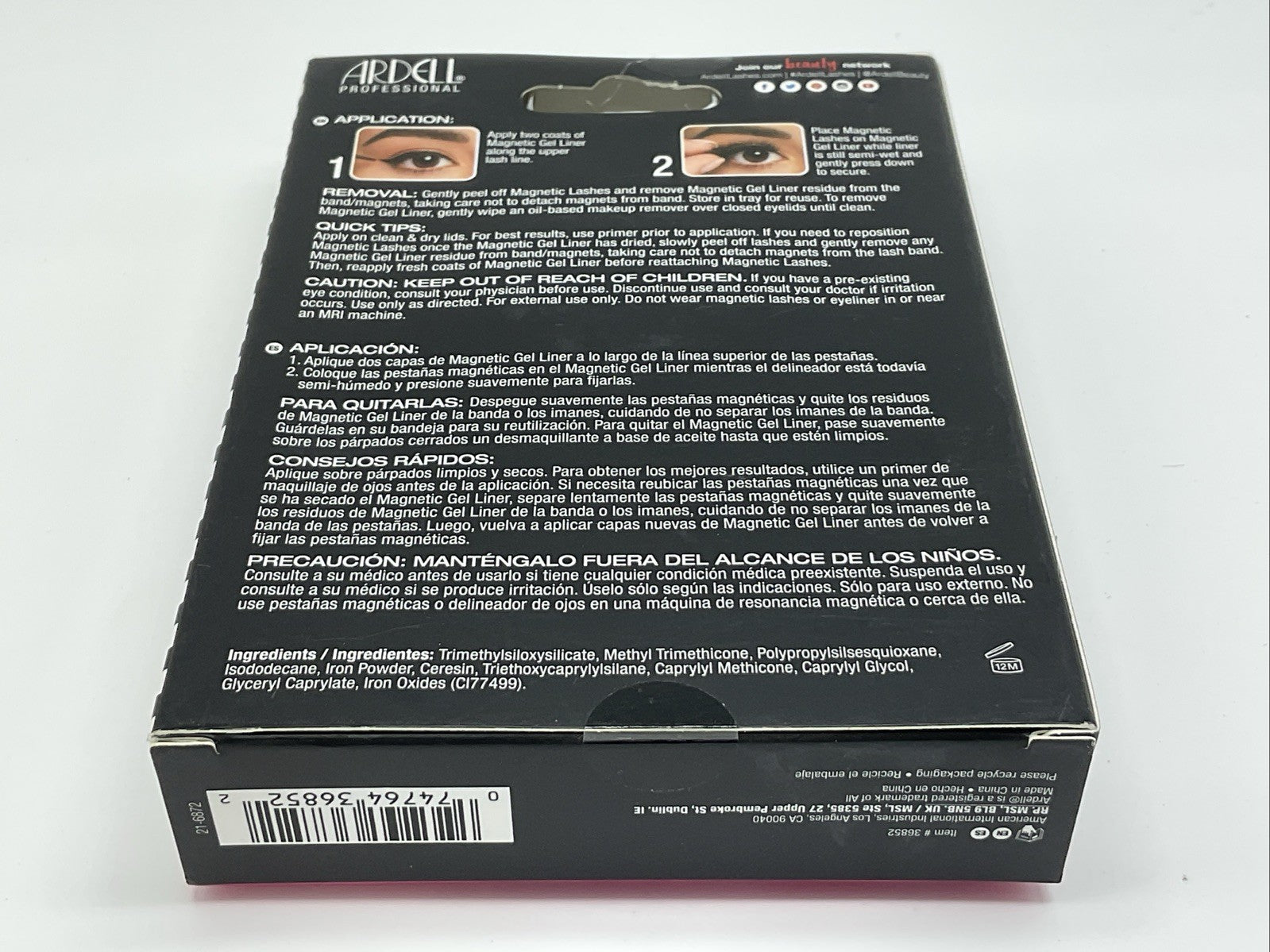 Ardell Professional Magnetic Liner & Lash No Adhesive Needed - 110