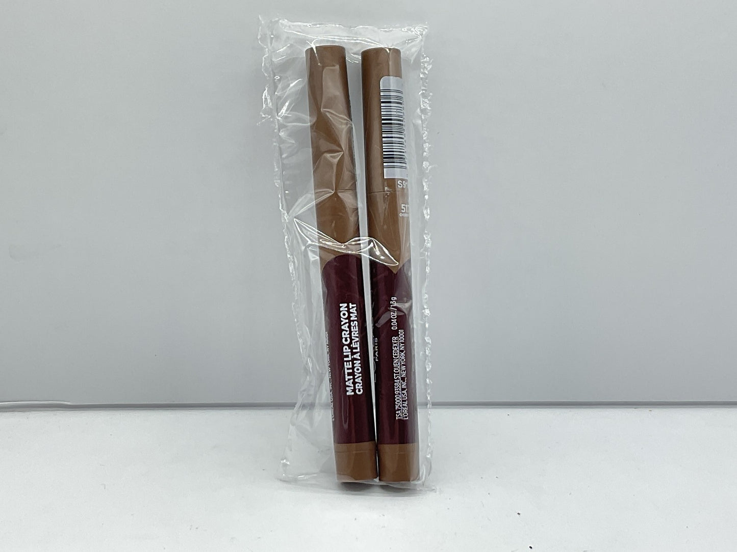 3 PACK - L'OREAL MATTE LIP CRAYON #517 CHERRYFIC 0.04 OZ