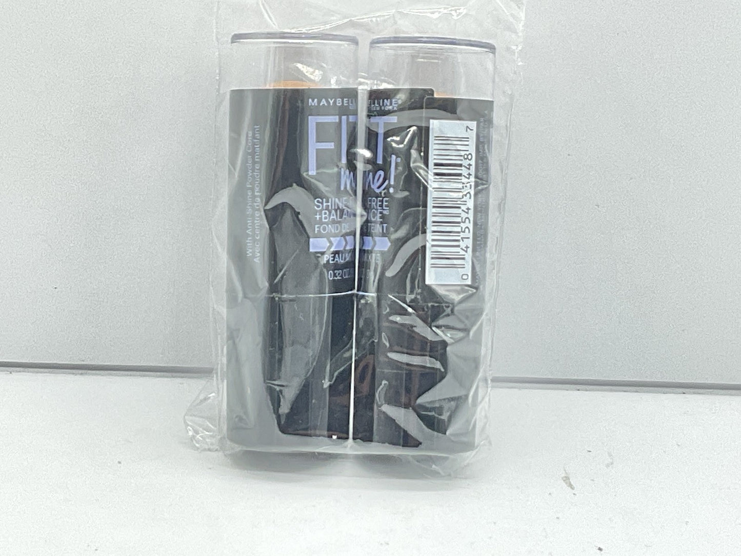 2 PACK - Maybelline Fit Me Shine Balance Stick Foundation - 235 Pure Beige