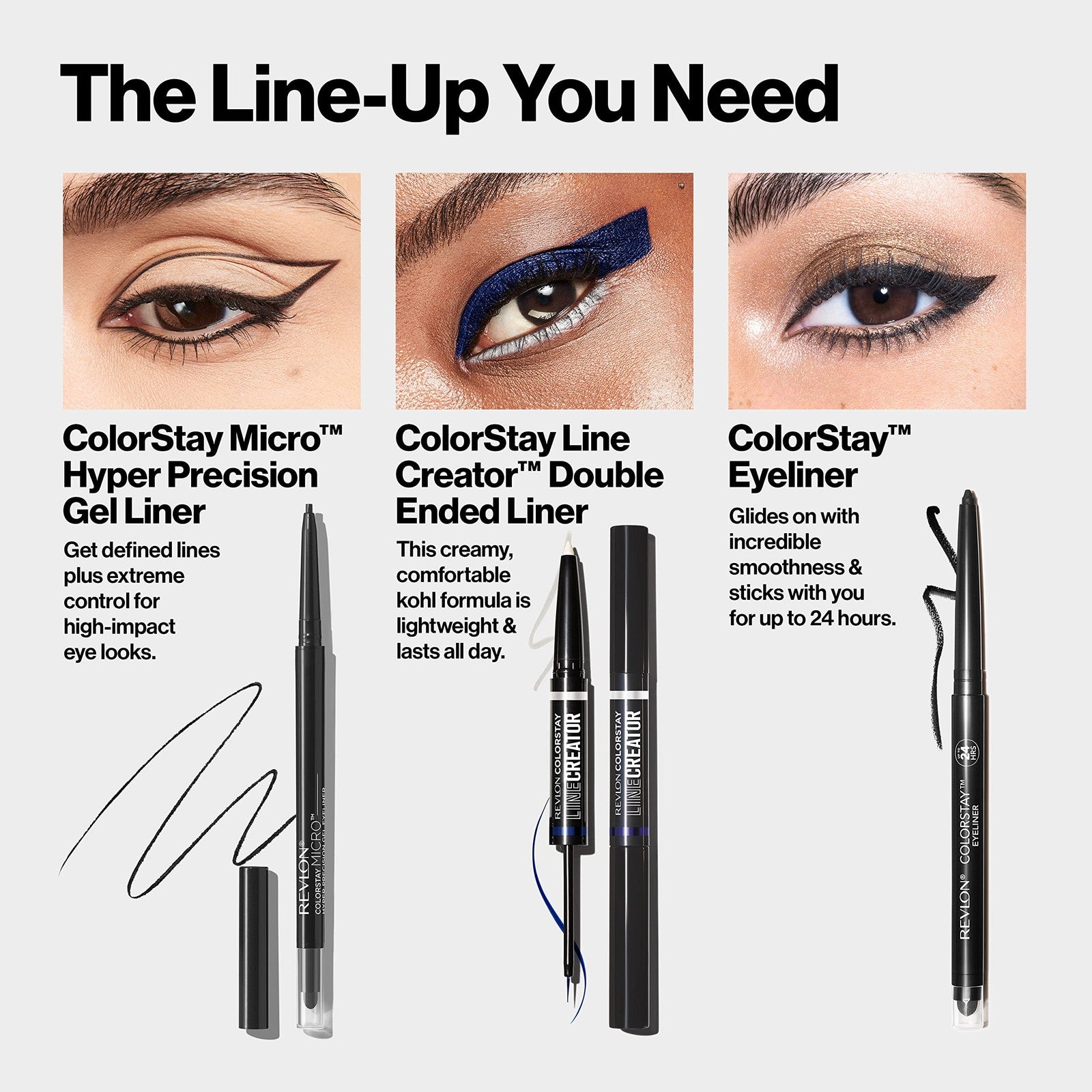 2 Pack - Revlon ColorStay Micro Gel Waterproof 0.008 oz Eyeliner - 215 Brown