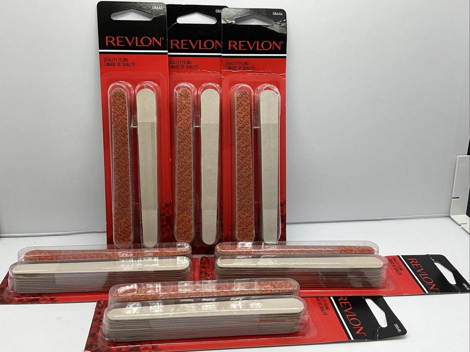 Revlon Compact Emery Boards Nail Files 24 Pack - Set Of 6