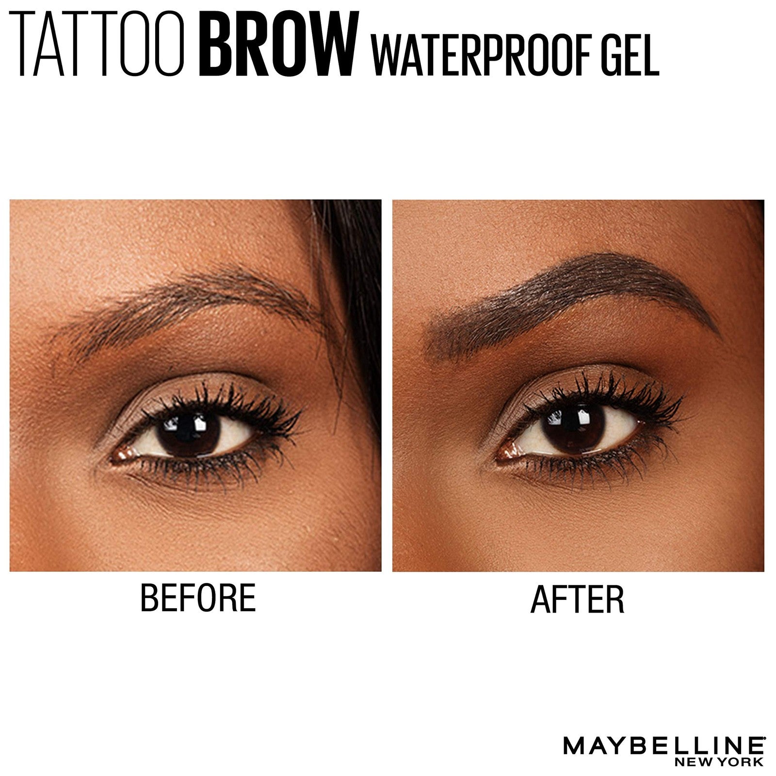 Maybelline Tattoo Studio Eyebrow Gel - 255 Soft Brown