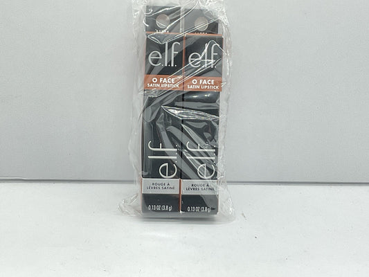 2 PACK - e.l.f. O FACE Satin Rich Pigment Lipstick  - 81794 No Doubt
